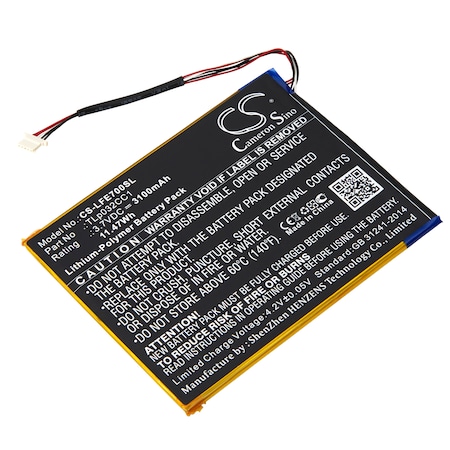 Ultralast Portable Reader Battery - LeapFrog 31576, Epic 7, TLp032CC1 PRB-95